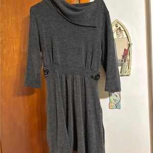Comfy Casual Gray Women's Dress